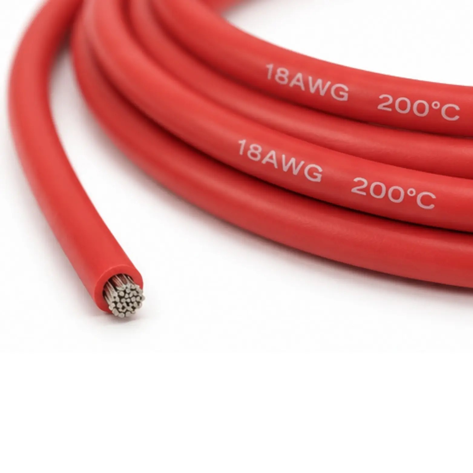 SILICONE WIRE 18AWG RED - Image 2